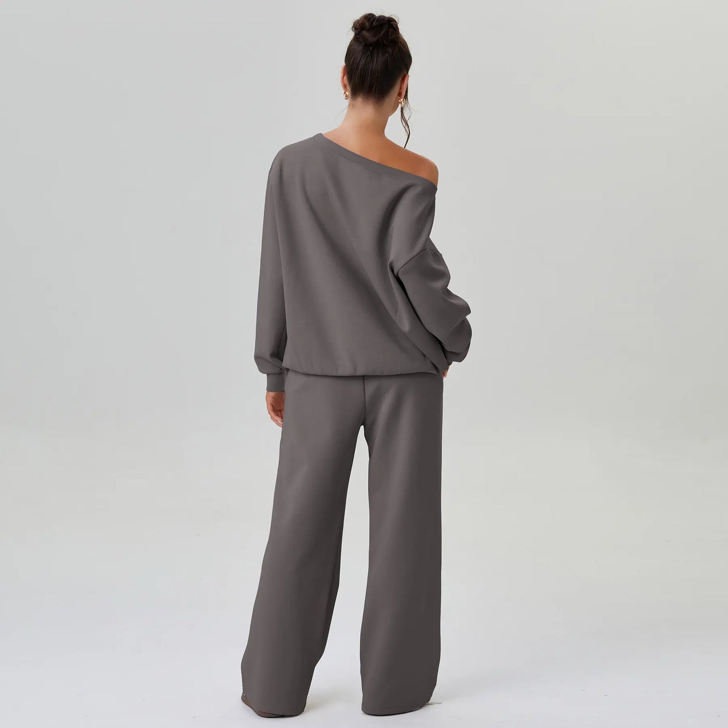 Off-Shoulder Lounge Co-Ord Set
