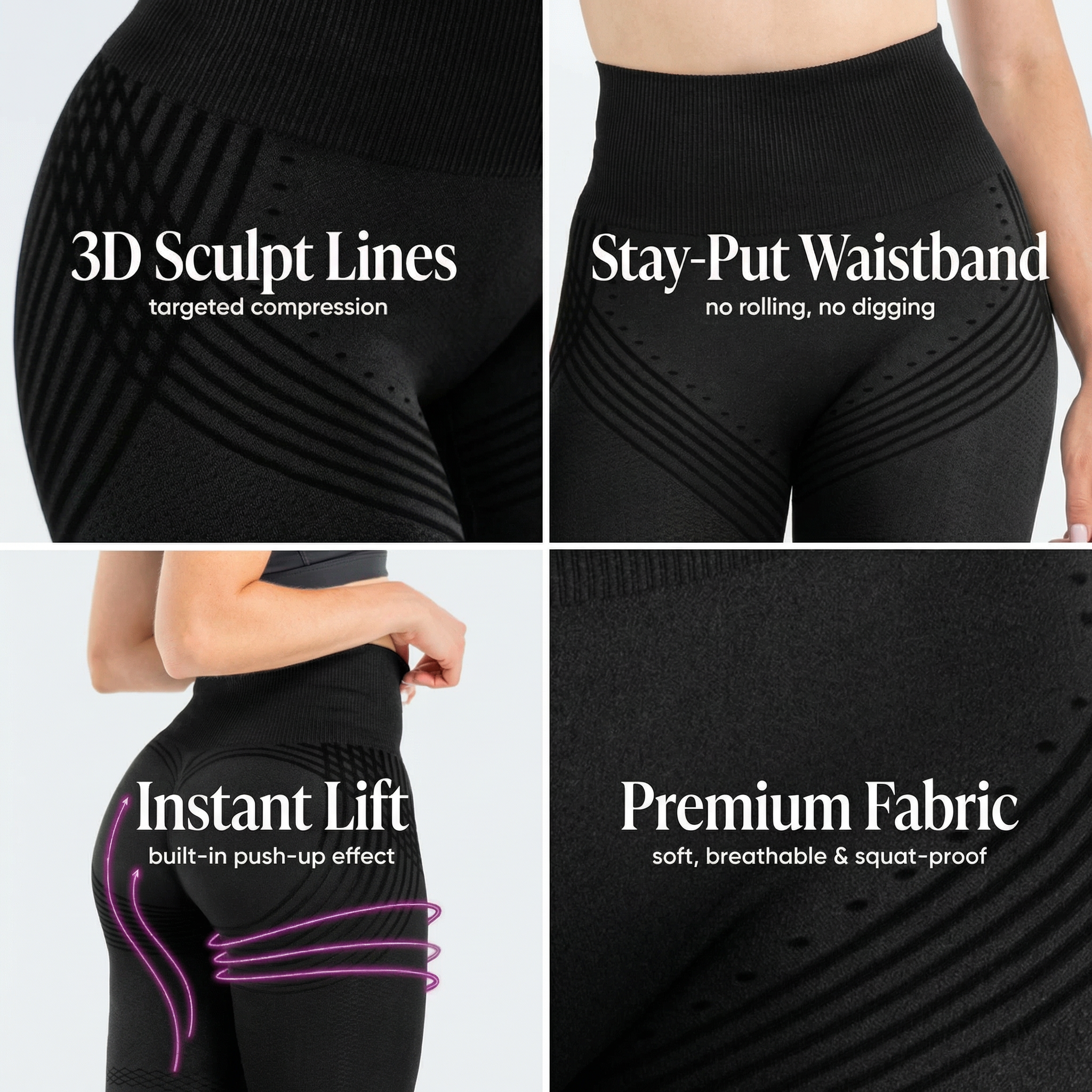 Sculpt 3D™ Micro-Massage Leggings — Product Details